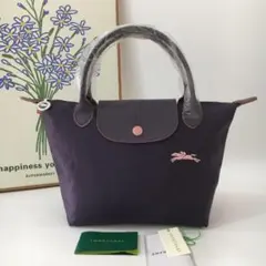 LONGCHAMP 三色刺繍トートバッグ プリアージュ ネイビーS - メルカリ