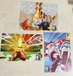 ワンピース 麦わらストア アニーバーサリーポストカード 3枚セット