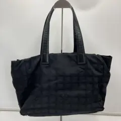 CHANEL ニュートラベルライン トートMM ナイロン ココ 黒
