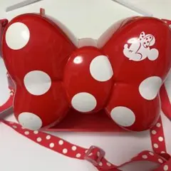 ミニーマウス リボン　ポップコーンバケツ　バケット　廃盤