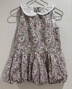 petit main 花柄ワンピース 90cm