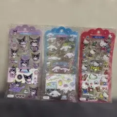 正規品‼️ドロップジュエリーシール3枚セット クロミ、シナモン、キティー