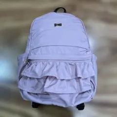 子供向けフリルデザイン ピンクリュック