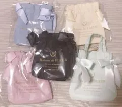 Maison de FLEUR ダブルリボンギャザートートバッグ　全種セット