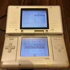 【動作確認済】ニンテンドー初代DS 本体 ホワイト純正ACアダプタ付