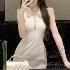 美品 ミニワンピ キャバドレス S