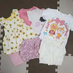 80センチ　女の子　夏服7点まとめ売り