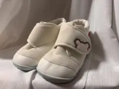 ミキハウス MIKI HOUSEホワイト ファーストシューズ13.0cm