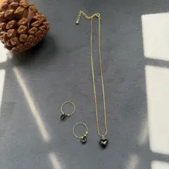 ハートネックレスセット