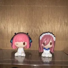 一番くじ 五等分の花嫁 ちょこのっこ フィギュア 中野二乃、中野三玖セット