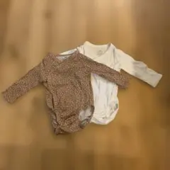 h&m長袖ロンパース　2-4m