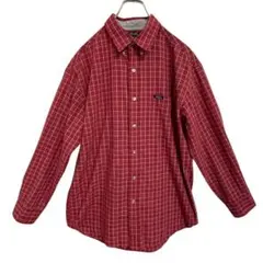 CHAPS RALPH LAUREN ラルフローレン 長袖 チェックシャツ 赤M