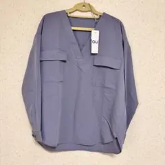 GU UVカット 長袖ブラウス L