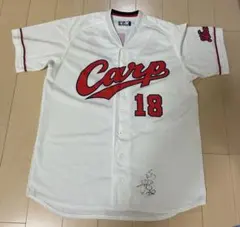 前田健太　マエケン　ユニホーム　Mサイズ　飯田投手サイン入り