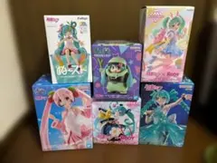 【中古＋新品】初音ミク フィギュア 6体セット まとめ売り