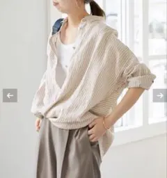 plage 【CALMER】別注 BandCollar シャツ plage【CALMER】別注 BandCollar シャツ - メルカリ