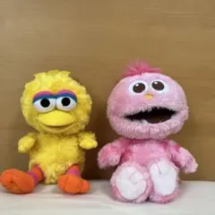 【セサミストリート】ビッグバードとアビー・カダビー ぬいぐるみセット