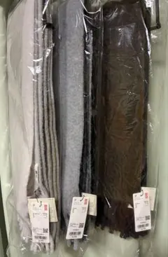 【新品未開封】UNIQLO C スフレヤーンチャンキーストール 3色セット