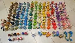 ポケモン 指人形 まとめ売り 162体 伝説 クリア複数 当時物 希少