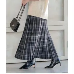 未使用 KOBE LETTUCE コウベレタス チェック柄 プリーツ スカート