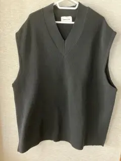 EMMA CLOTHES ニットベスト　ブラック