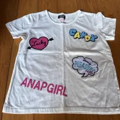 ANAP GIRL ホワイト Tシャツ Sサイズ