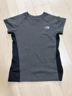 【美品】The North Face フィットネス Tシャツ グレー/ブラック