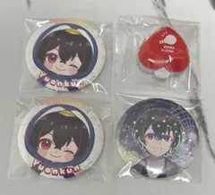 東武動物公園　ゆあんくん　リングライト　缶バッジ　セット　からぴち