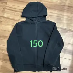 ユニクロ　キッズ　ドライスウェットフルジップパーカー