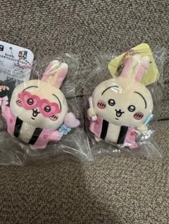 ちいかわ オタ活 うさぎマスコット うちわ ペンライト 2種