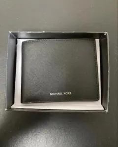 新品 送料込 MICHAEL KORS 二つ折り財布 ブラック