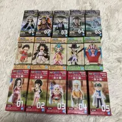 ワンピース ワールドコレタブルフィギュアセット 15体