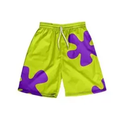 ユニセックス　海パン　ハーフパンツ　部屋着　新品未使用　Lサイズ　スポンジボブ