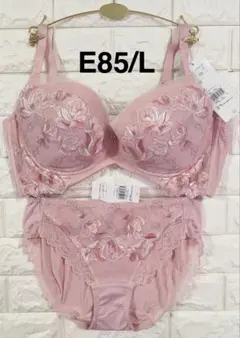 トリンプ　レッドレーベル　TR0119 花と油絵　上下セット　ピンク　E85/L