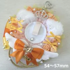 痛ロゼット ♡ オレンジ × 白 ♡ ゆらゆらねこ様