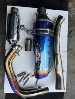 カワサキKAWASAKI 新品未使用 ショートフルチタン スリップオン