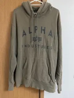 モ*コ様 Alpha Industries パーカー カーキ XLのサムネイル