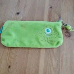 モンスターズインク マイクペンケース 刺繍 チャーム付き