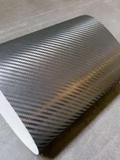 カーボンシート 3D カーボン調艶消しブラック 車バイクスマホPCアウトドア用品のサムネイル