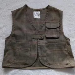 【mirror bae.】チェック柄ベスト【美品】