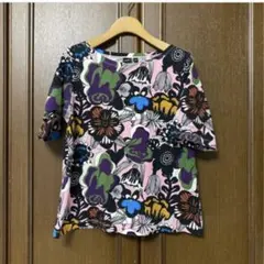 希少✨　美品　マリメッコ　ユニクロ　コラボ　半袖Tシャツ　Mのサムネイル