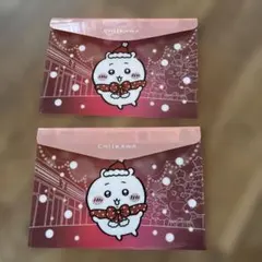 ちいかわ　フラットケース　ハチワレ　2枚　セブンイレブン　セブン　クリアファイル