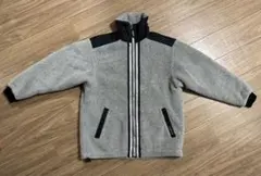 ビンテージ 古着 adidas フリースジャケット ボアジャケット グレー
