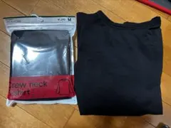 GU クルーネック Tシャツ ブラック レディース　S&Mセット