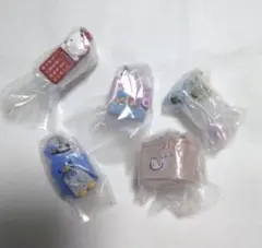 サンリオキャラクターズ レトロミニチュアチャーム ガチャ5個セット