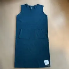 ⭐︎未使用品COCOMOMOノースリーブニットワンピース グリーンサイズFREE