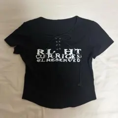y2k Tシャツ ブラック