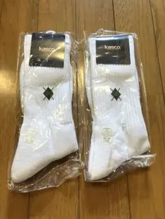 新品 kasco ソックス 2足セット 24-26cmのサムネイル