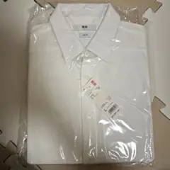UNIQLO スリムフィット 長袖白シャツ L
