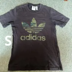 adidas カモフラージュロゴ Tシャツ S